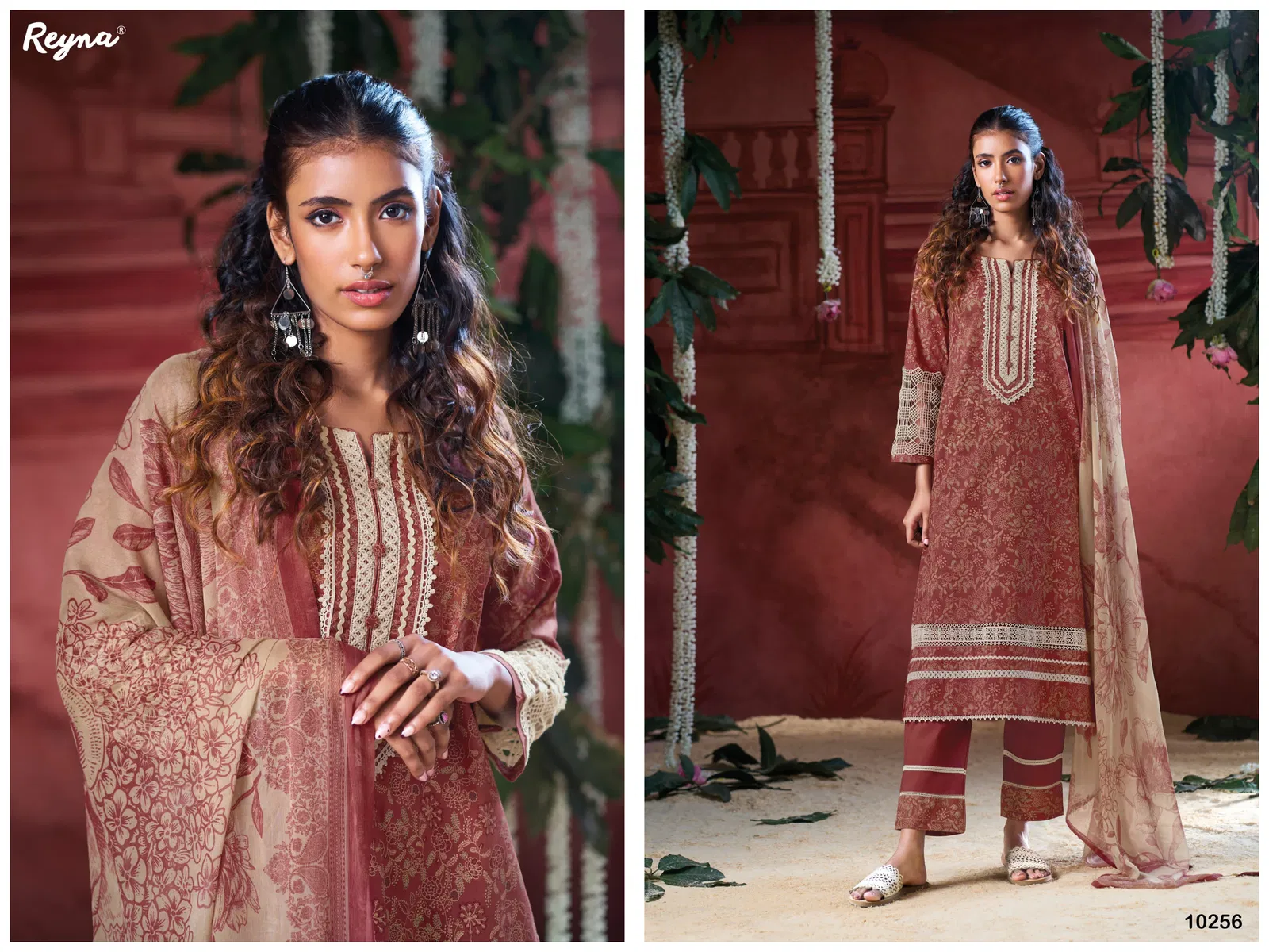 Gehna By Reyna Cotton Block Printed Dress Material Suppliers In India